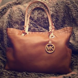 Michael Kors Brown Leather Tote